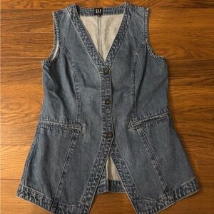NWOT Gap Denim Vest